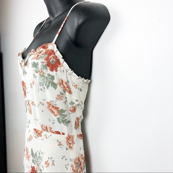 REFORMATION Cassandra Dress Floral Print Midi - Picture 9 of 15